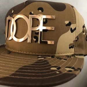 Very Rare 24K Desert Camo by Dope Couture Hat